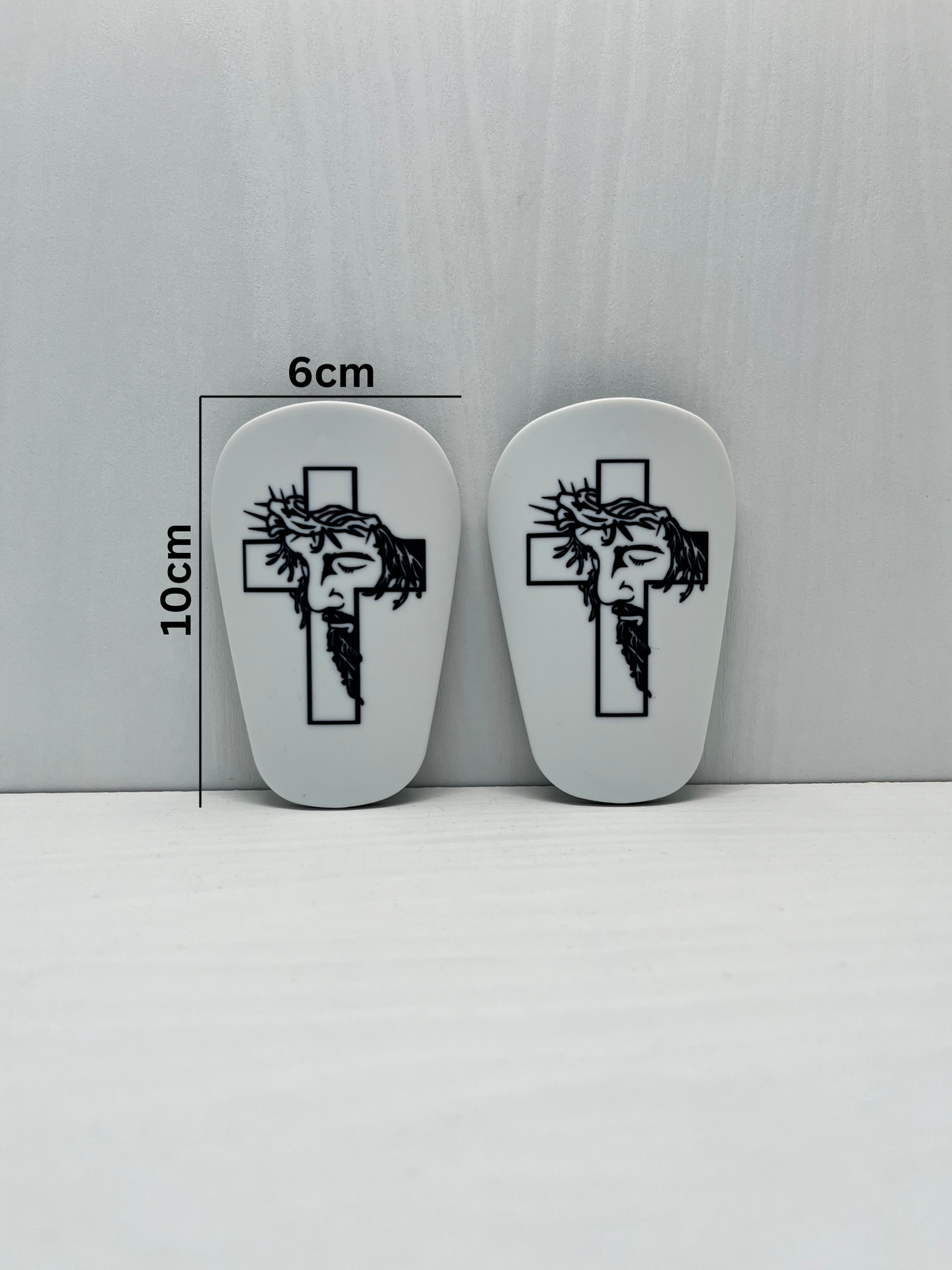 Anointed Athlete White Shin Pads |Mini Small|