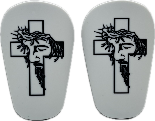 Anointed Athlete White Shin Pads  |Mini Small|